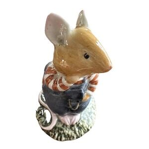 1982 Royal Doulton Brambly Hedge Collection "Wilfred Toadflax" Mouse Figurine